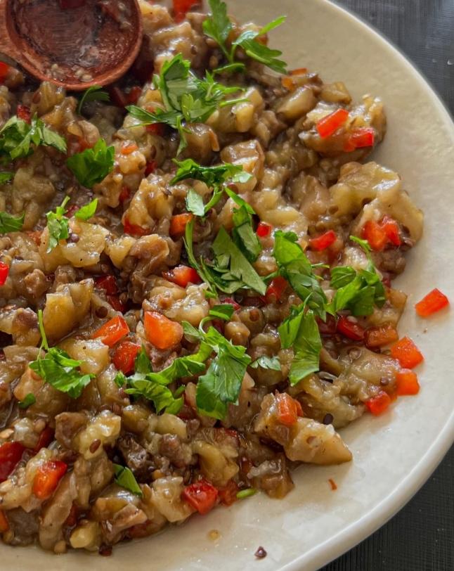 Köz Salata (Berinjela e Pimentão Assados) — 2